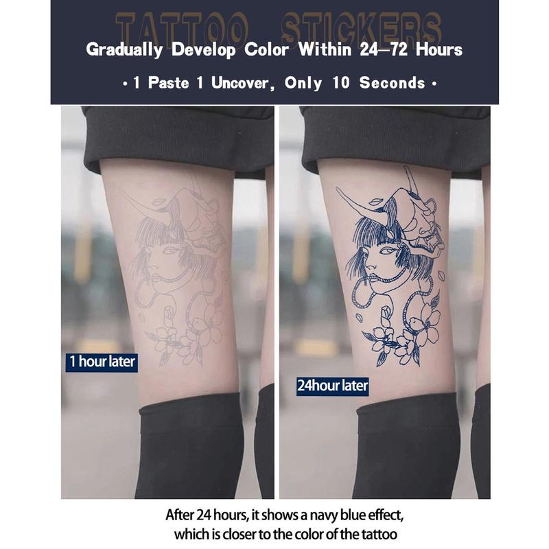 Tato semi permanen based Fruit Ink tatto tahan lama 15 hari anti air 11X18CMcm - 150 5