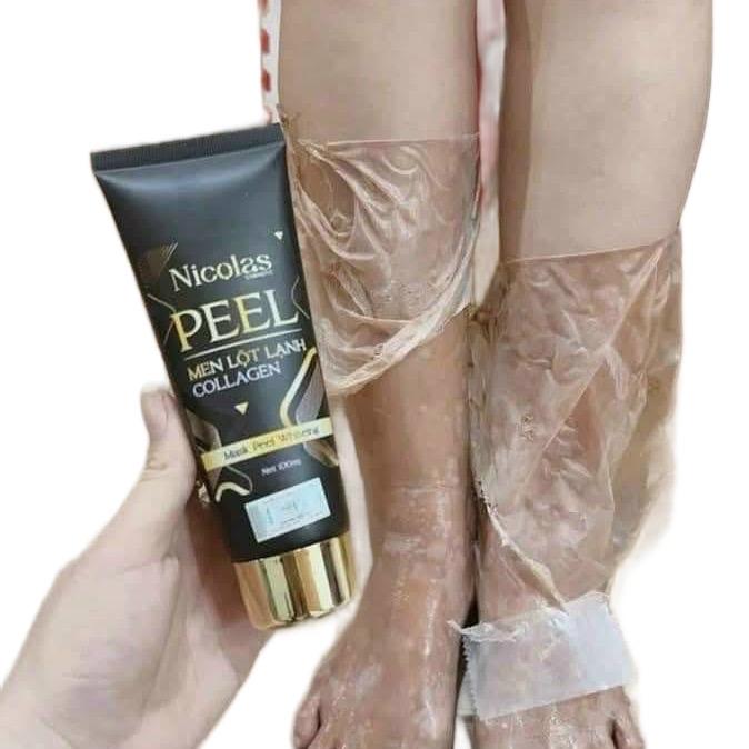 Kem Peel Men Lột Lạnh Nicolas - Lột Da Mặt Và Body Tay Chân - Hổ Trợ Làm Đẹp Dưỡng Da Body Skincare Cosmetics
