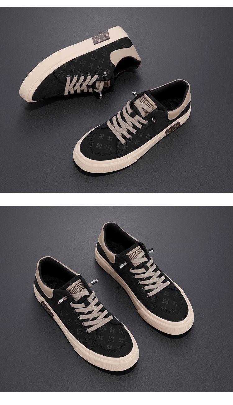 Product Introduction of Spring Breathable Men's Cloth Shoes 2024 New Lazy Breathable Casual Shoes Fashion Versatile Youth Trend Canvas Sneakers Parent 23