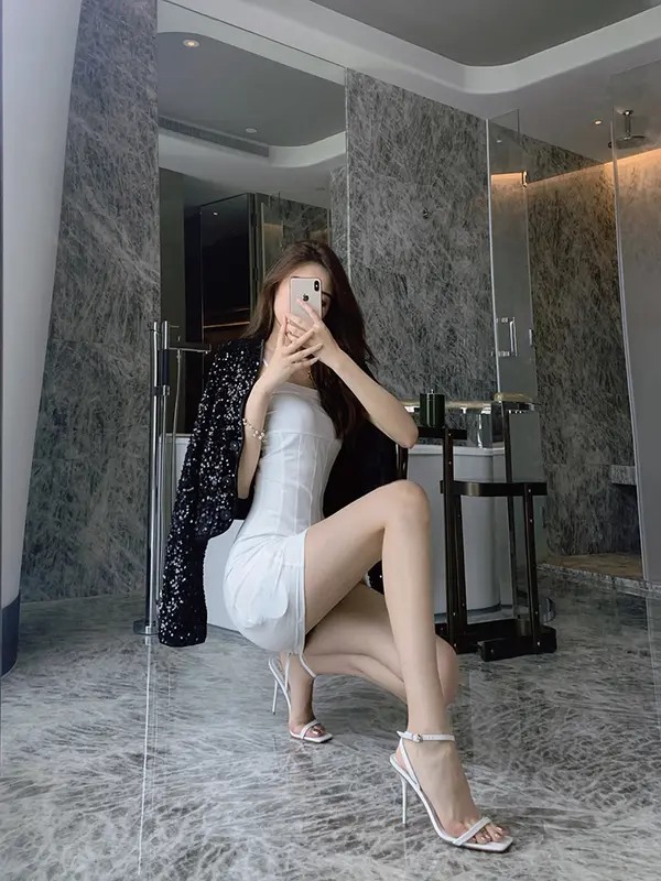 Sandal cao gót đế nhọn 7P, Giày cao gót đế nhọn mã TD200 Nữ DéP Shoes 3