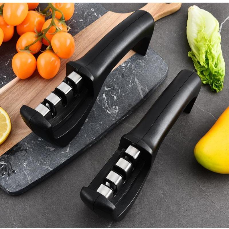 3-stage Knife Sharpener, 1 Count Knife Sharpening Tool, Knife Polishing Tool & Kitchen Knife Accessories 8