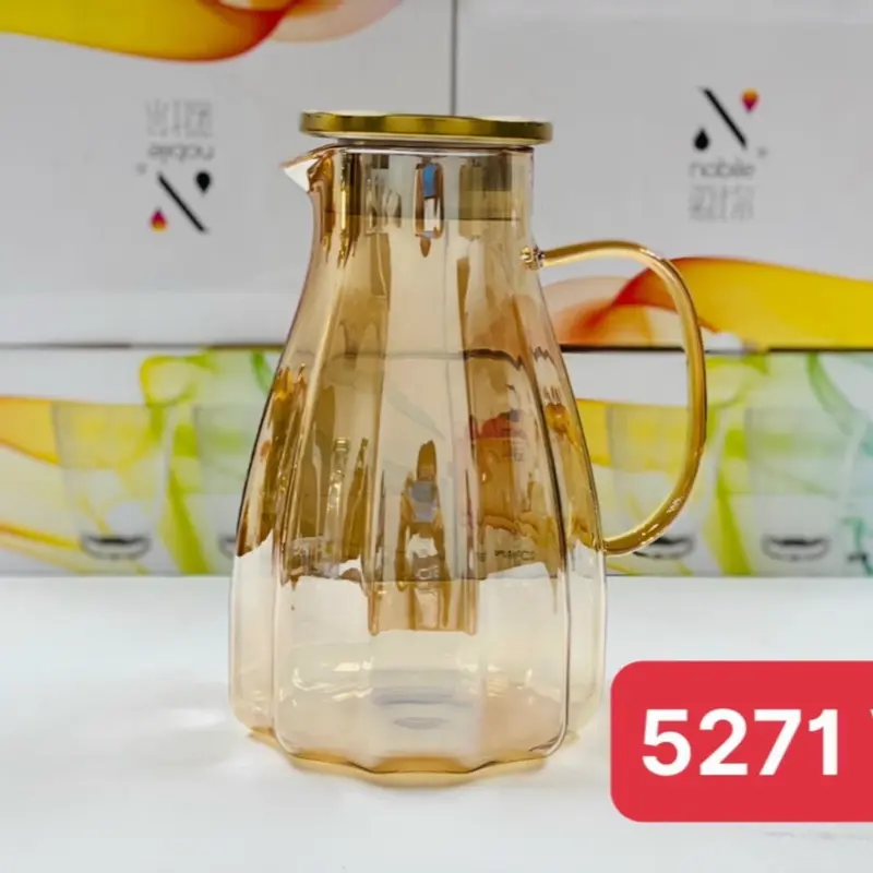 BÌnh Thuỷ Tinh Chịu Nhiệt Dung Tích 1800ml Màu Hổ Phách 1
