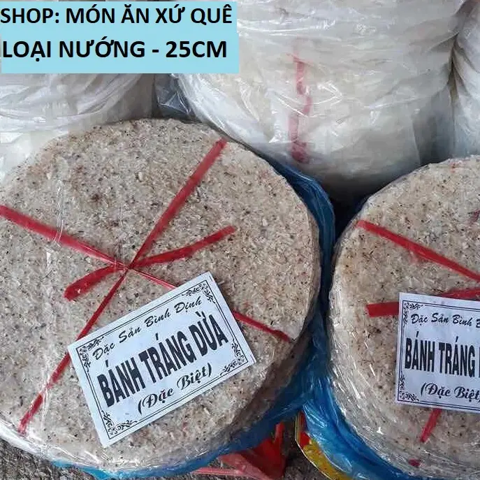 Bánh Tráng Cốt Dừa Bình Định Đặc Sản Xứ Nẫu Loại 27cm