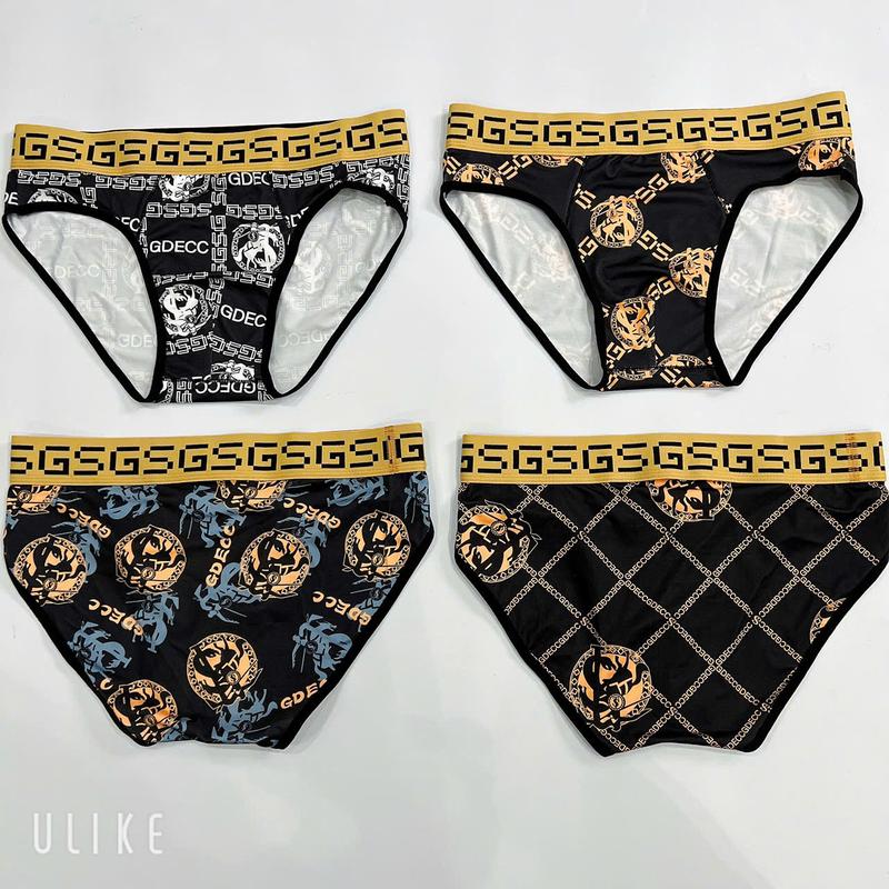 Combo 4 Quần Sịp Tam Giác Hoàng Gia Thun Lạnh Menswear Quần Lót Nam Boxer Quần Boxer