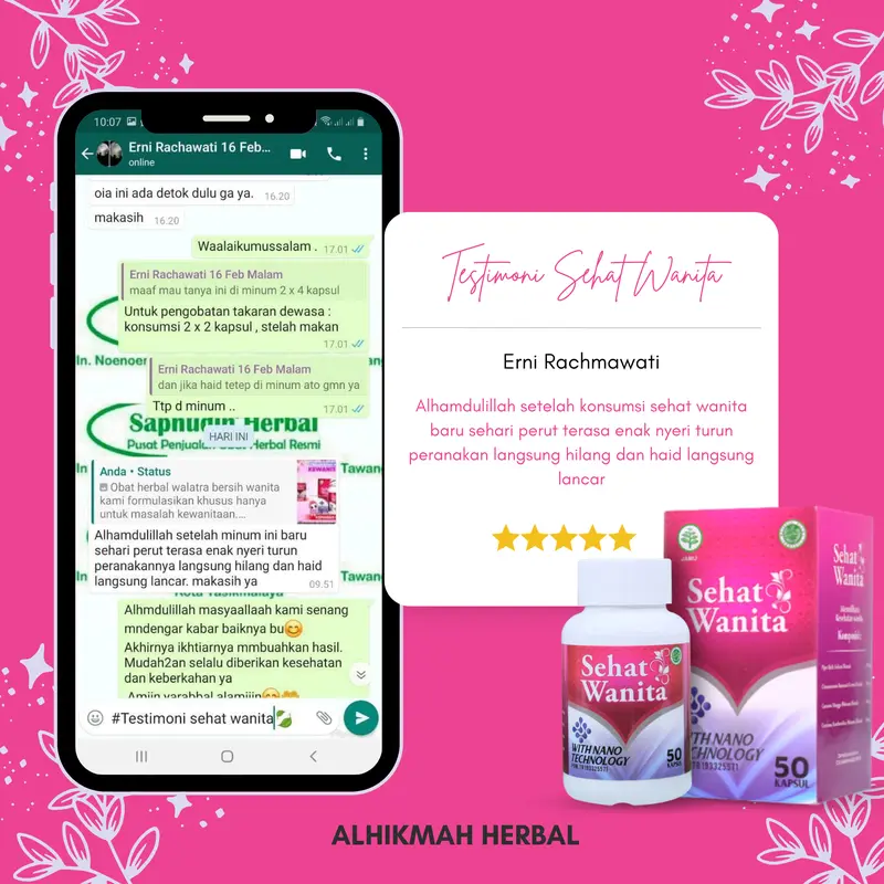 Walatra Sehat Wanita - Untuk Atasi Prolaps Uteri / Turun Peranakan Wanita, Sakit Perut Bagian Bawah Dan Sakit Panggul 2