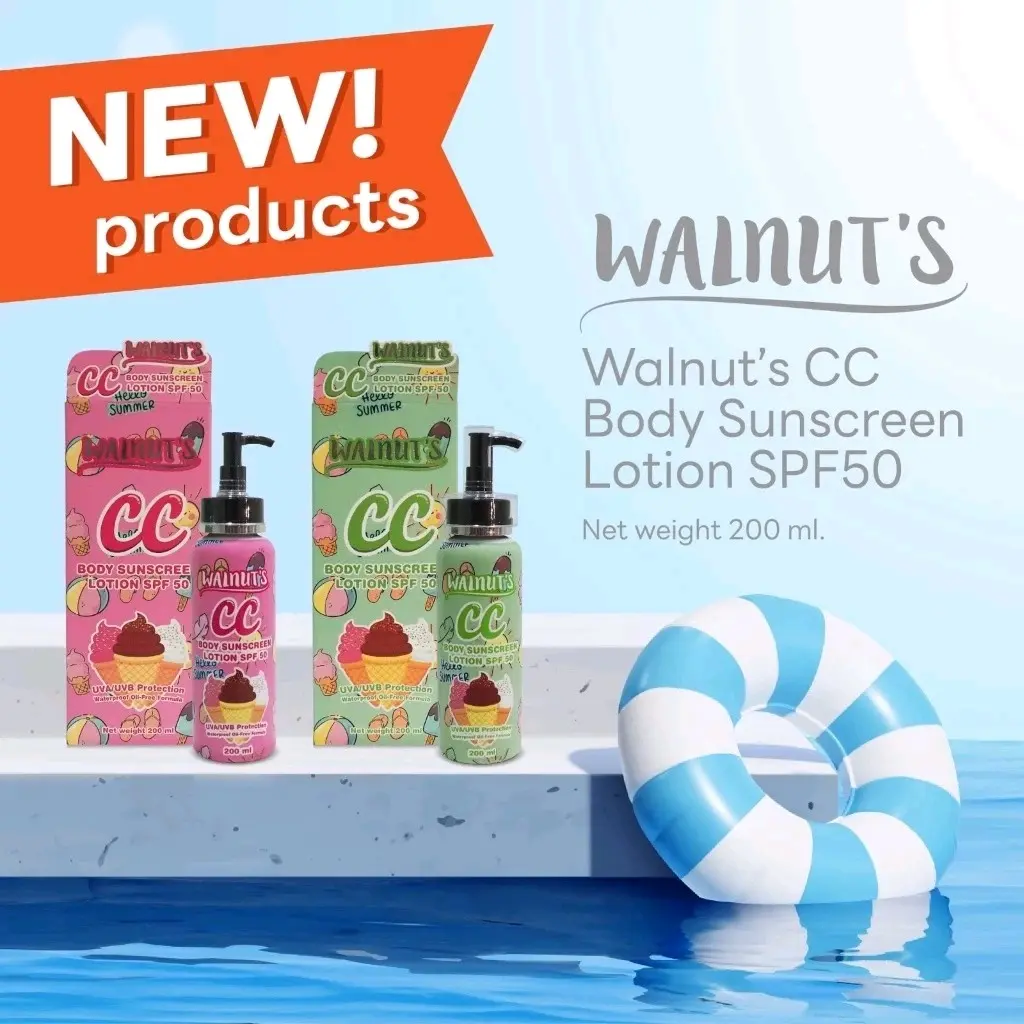 WALNUT CC BODY SUNCREEN LOTION SPF 50