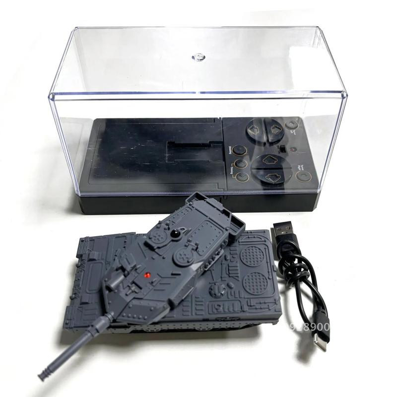 RC RTR Mini Tank Remote Control Battle Tank Toy Rotate Tank Ready ...