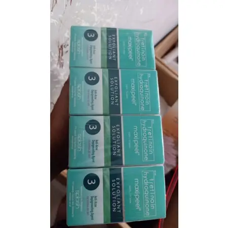 Toner Maxi-peel exfoliant Solution / Treetinoinhydrooquinoone / MAXIPIL hijau BARU no4 2