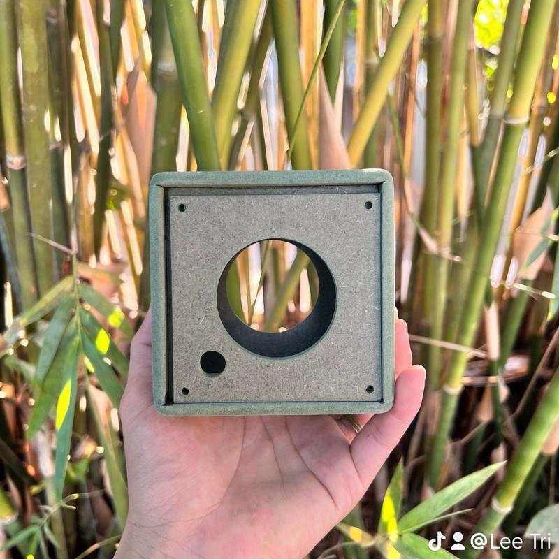 ￼Box loa thô 10x10x7cm khoét lỗ theo yêu cầu LT Sperker 2