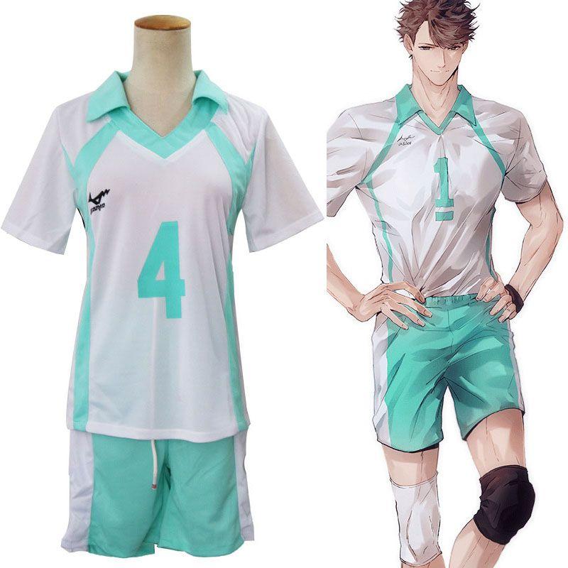 Trang Phục Đồng Phục Johsai Haikyuu Oikawa Aoba Tooru, Trang Phục Thể Thao Hóa Trang, Áo Thi Đấu Số 1 Nam Menswear 2