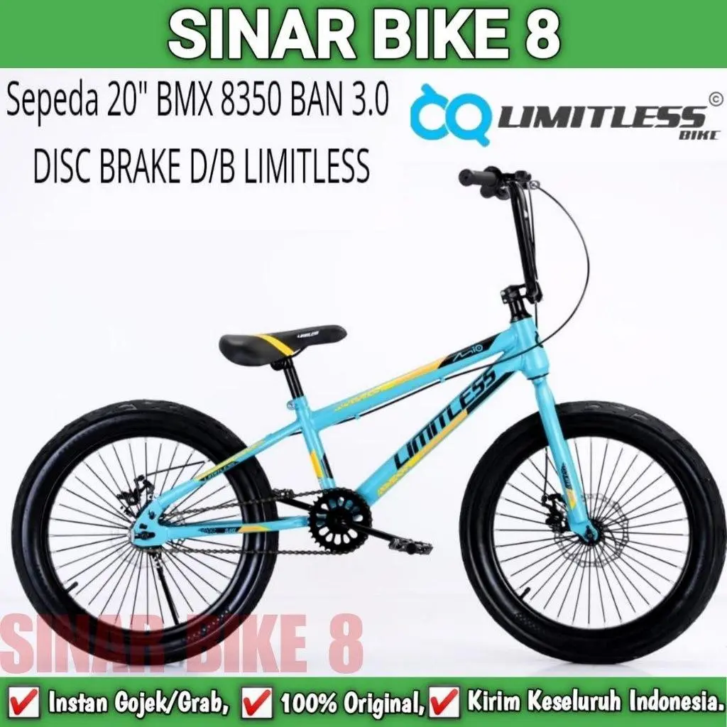 Sepeda Anak Laki BMX Limitless 8350 //WINNER PHANTER 3.0 Ukuran 20 Inch ...