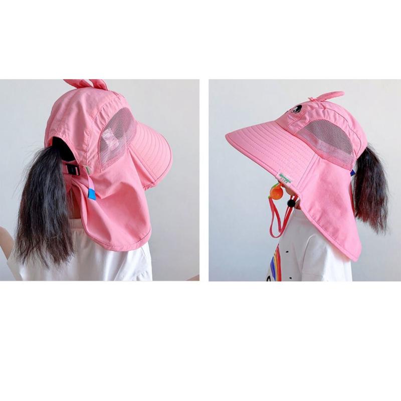 Product Introduction of Mũ Bucket Cho Em Bé Mùa Hè, Mũ Chống Nắng Đi Biển, Thoáng Khí, Thiết Kế Hoạt Hình, Mũ Ngư Dân Cho Trẻ Em, Che Tai Cổ Ngoài Trời, Chống Tia UV, Thích Hợp Cho Trẻ Em, Mũ Đi Biển 28