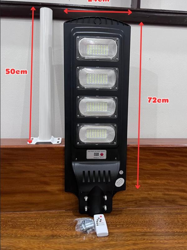    Mẫu Mới Cải Tiến Ánh Sáng- 100w  Đèn Năng lượng mặt trời 100W Liền Thể Thế Hệ Mới. Chế độ sáng mạnh liên tục 8-10h. Chế độ sáng cảm biến chuyển động sáng 12-16 tiếng . Bảo Hành 36 tháng . kháng nước ip66 