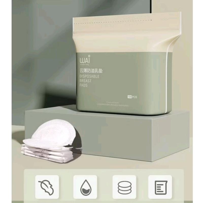 tặng thêm 10 miếng 100 miếng lót thấm sữa wai chống thấm tốt tiện lợi dành cho mẹ bầu Voi Vietnam Thoải mái breast pads không bị dính sữa ra áo