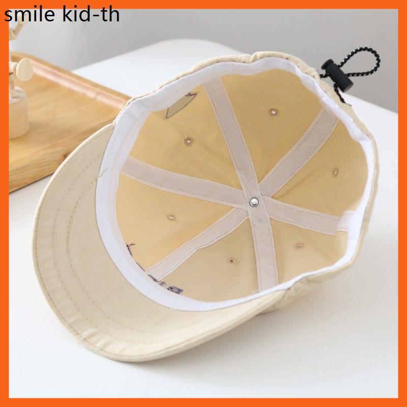 mũ cho bé trai Mũ lưỡi trai vải cotton thời，50-53CM Mũ Lưỡi Trai Thêu Chữ Cái Vành Ngắn Phong Cách Nhật Bản, Mũ Bóng Chày Che Nắng Mùa Xuân Và Mùa Thu Cho Bé Trai Và Bé Gái 5