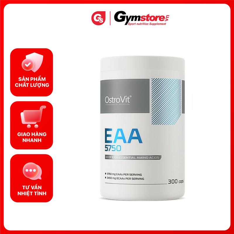 OstroVit EAA 5750 Essential Amino Acid 5750mg 300 Capsules - Made in Poland