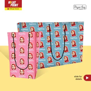 Paper Bag Kado Custom Muka Foto Sendiri Pattern