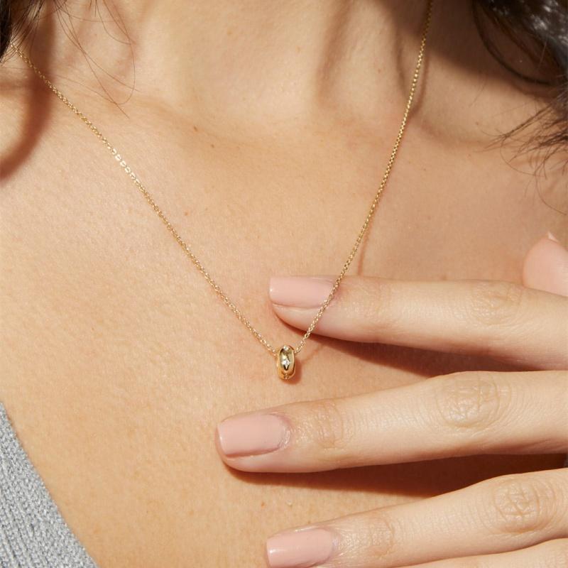 Product Introduction of European and American Niche Ins Element Necklace Small Circle Ring Pendant  Clavicle Chain Women's Fashion 8