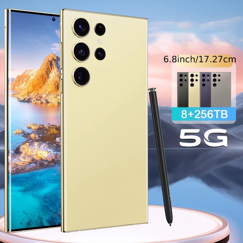 Unlocked Android Cell Phone, Dual SIM, 6800 MAh 6.8'' Full HD+ Display Smartphone, 8GB + 256GB Unlocked Phone 2