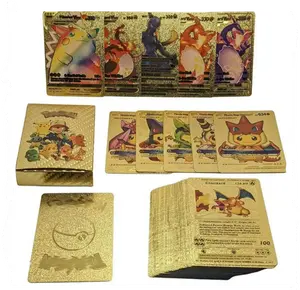 MC11 / COD - Kartu Pokemon Isi 55pcs Bahasa Inggris Bahan Gold