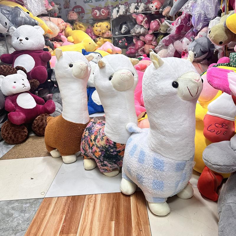 Thứ nhồi bông lạc đà  size 1m siêu to, gấu bông lạc đà alpaca phong cách phổ biến cho trẻ em , bán buôn , bán lẻ  Thú Bông