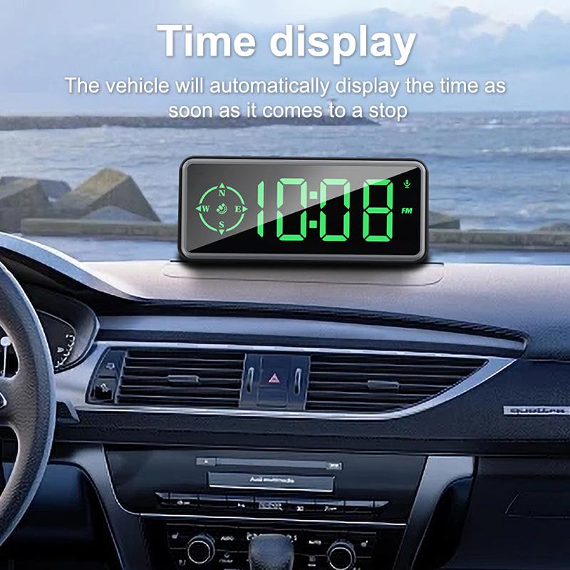 Product Introduction of Car Digital Speed Head Up Display Universal Speedometer HUD  Compass Speed Measurement Indicator For Truck Vehicles USB Power 22