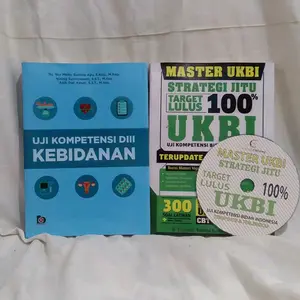 PAKET 2 BUKU UJIKOMPETENSI KEBIDANAN D3 DAN MASTER UKBI + CD