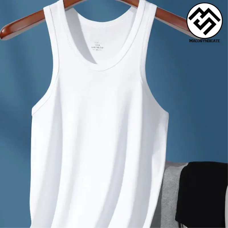 PAKET ISI 3 PCS kaos singlet cowok premium Katun rib Pria keren 3