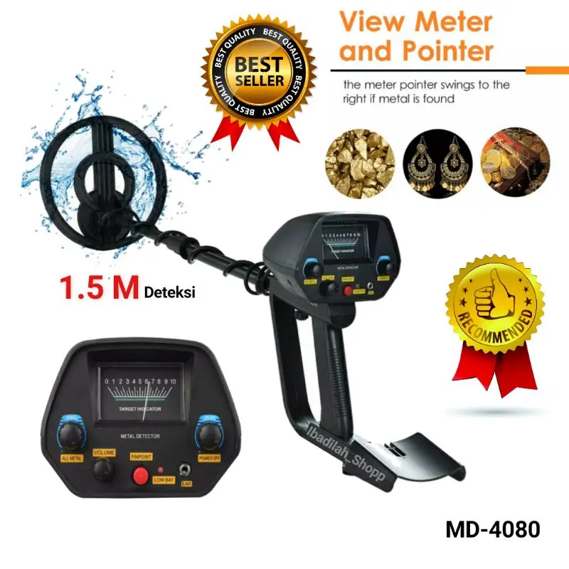 TIANXUN Peeteksi Logam Metal Gold Silver Detector Fier - MD-4080