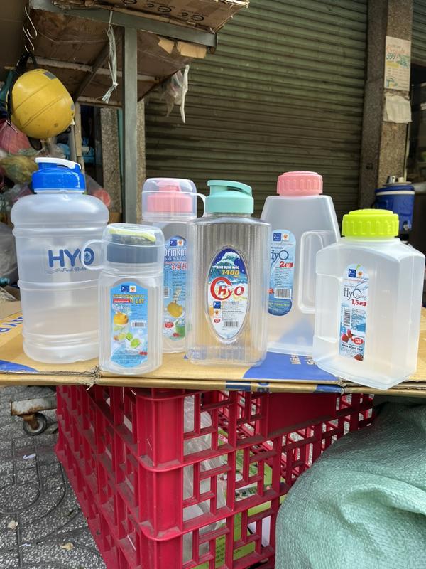 Chai nhựa đựng trà sữa, cà phê NHỰA ĐỒNG TÂM 1L ,1.4L và 2L, 2L2