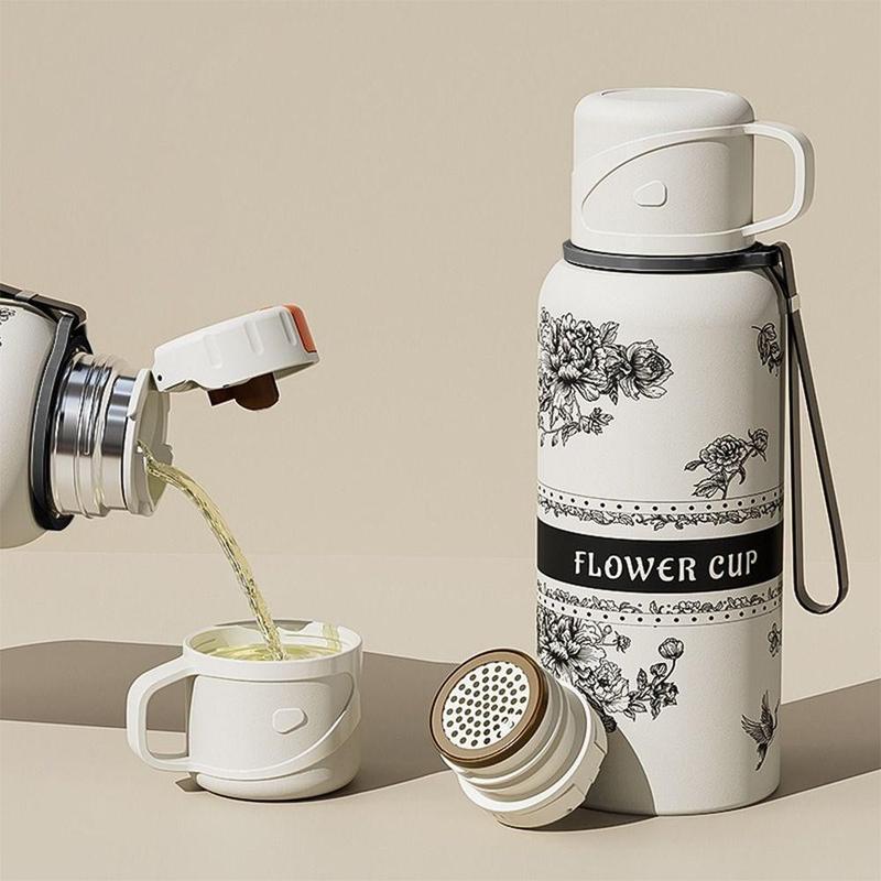  Bình Nước Inox Bình Nước Giữ Nhiệt Mỏng Di Động Bền Đẹp Quà Tặng Sáng Tạo Tròn Chống Rò Rỉ Màu Trơn Nóng Lạnh Bình Nước Đi Bộ Đường Dài Ngoài Trời 