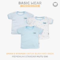 Gambar FLUFFY Baju Oblong Pendek Bis Bayi Biru (Isi 3Pcs) ODSB ODXB BRU SML 123 - BIRU, 2 dari Fluffy Baby Store Kota Administrasi Jakarta Timur 1 Tokopedia