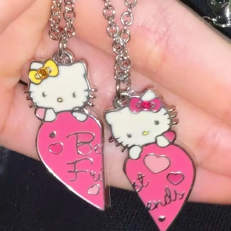 Vòng Cổ Hoạt Hình, Thiết Kế Hello Kitty, Dây Chuyền Xương Đòn Dễ Thương, Dây Chuyền Áo Len Thời Trang, Thích Hợp Làm Quà Sinh Nhật, Mặt Dây Chuyền Bạn Thân Móc Khoá Móc Chìa Khoá Voi Trang Sức Women
