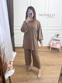 Gambar Regina Set - Setelan Plisket / Setelan Cutbray / Setelan Premium / One Set dari Modelo Atelier Kota Administrasi Jakarta Barat 3 Tokopedia