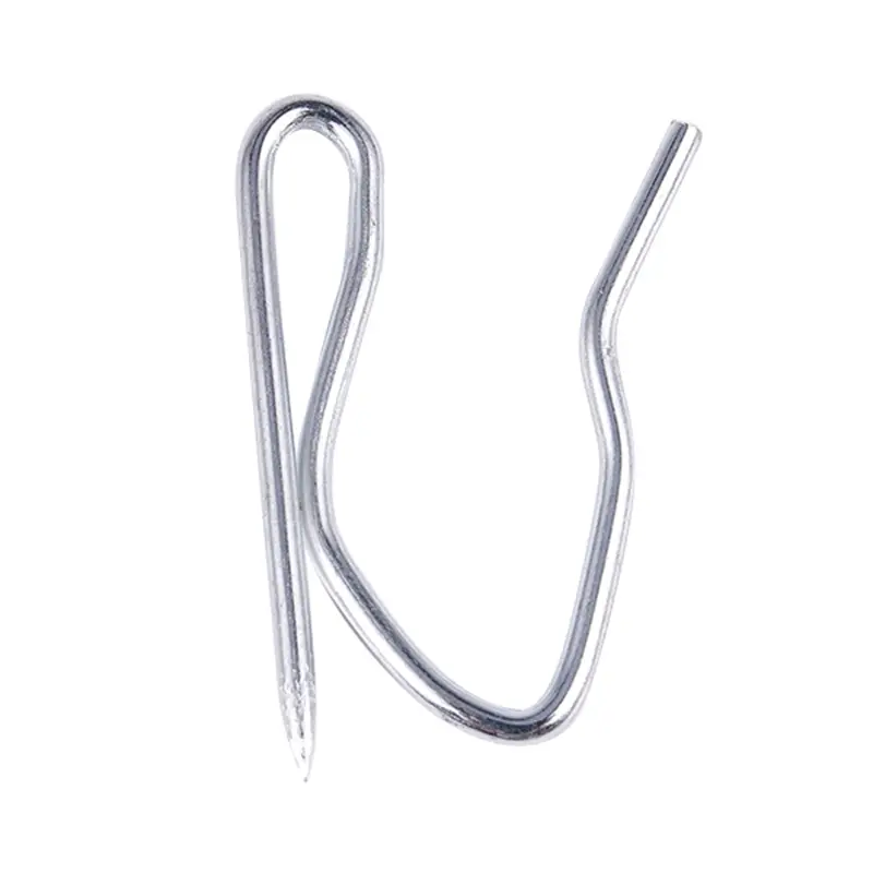 Móc Chốt Rèm Rèm, 10 Cái, Màu Bạc 0