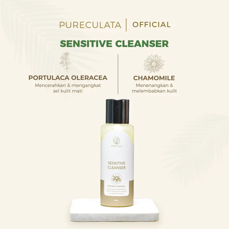 Sensitive Cleanser - Facial Wash Kulit Sensitif | PURECULATA 1