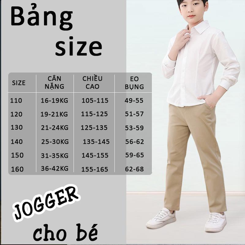 Product Introduction of Quần Dài Kaki Đi Học Trẻ Em - M3 Cho Bé Trai Bé Gái Cao Cấp, Đồng Phục Học Sinh MQ LUXURY 0
