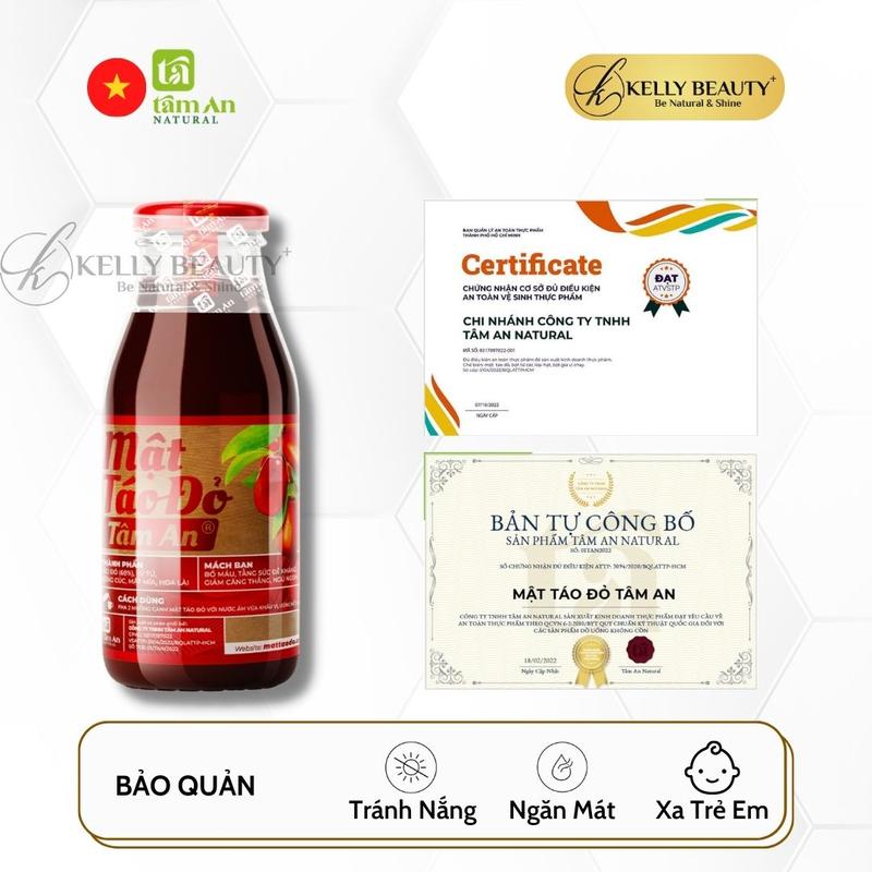 Mật Táo Đỏ Tâm An Thuần Chay - Bồi Bổ Khí Huyết, Ngủ Ngon | Kelly Beauty 7