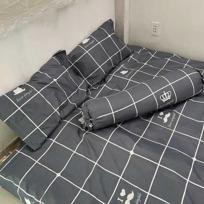 Áo nệm, bọc nệm topper 2 mặt có khóa kéo tặng 1 áo gối đi kèm 4