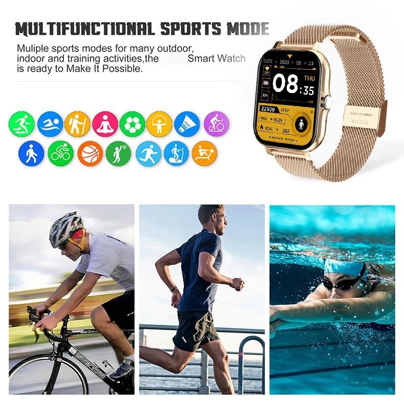 Product Introduction of Smart Watch Bracelet Pedometer Bluetooth Call Touch Screen Smart Bracelet silicone music player smart  watches Device Wearable Alloy Android Calendar Charging Custom Electronic Luminous Magnetic Waterproof Male Monitoring Remote Square Steel Smartphone 6