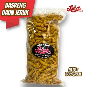 Basreng Lalada 500gram Bayar Ditempat cemilan pedas Food Snack Makanan Kering