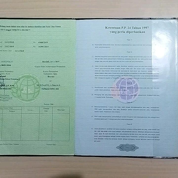 MAP SERTIFIKAT, WADAH DOKUMENT TANAH 2