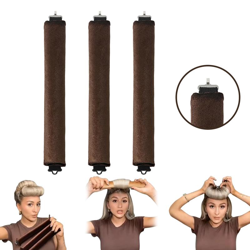 Spring Hair Curler Set, 3 Counts/set Haircare Hair Curler, Hair Styling Magic Wand, No Heat Curling Rod Headband, Hair Styling Tools, Curling Wand, Hair Products 5