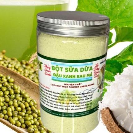 BỘT SỮA DỪA ĐẬU XANH RAU MÁ - TRẢI NGHIỆM ĐẶC BIỆT VỚI BỘT SỮA DỪA NHÀ NAM KINH FARM