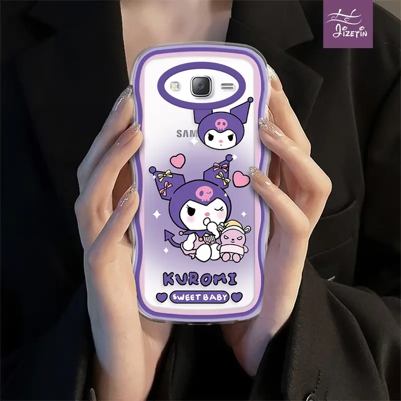 Melodi Tie-Dye casing hp bentuk aneh untuk Samsung Galaxy J7/Core/Prime J5 Pro J3 J2 Pro/Prime soft case lucu cewek kece handphone ponsel plastic(c2x-2202) 5