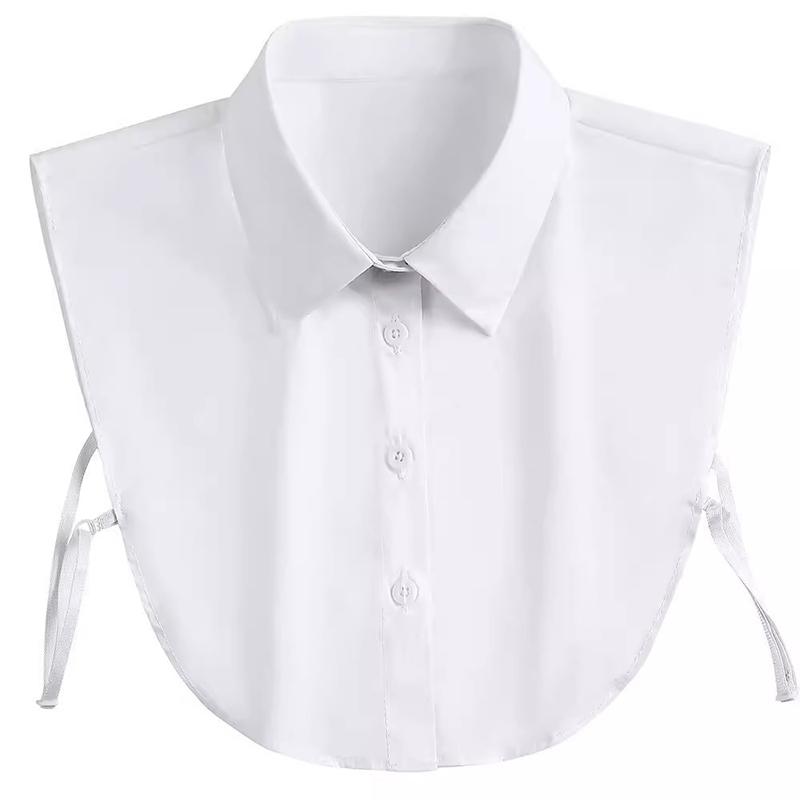Product Introduction of Cổ Áo Giả Cho Áo Sơ Mi, Cổ Áo Có Thể Tháo Rời, Màu Trơn Cổ Áo Sơ Mi, Thích Hợp Cho Áo Cánh, Dành Cho Nam Và Nữ, Màu Đen Và Trắng, Phụ Kiện Áo Sơ Mi Quần Áo, DropShip 15