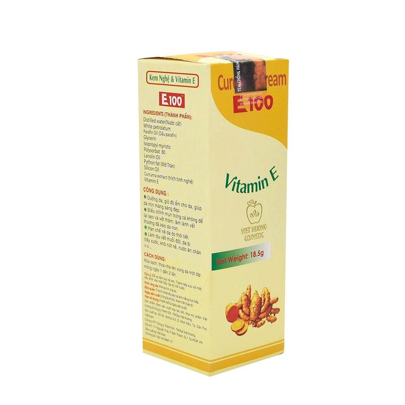 Kem nghệ E100 Vitamin E Việt Hương 18.5g Làm Đẹp Da Nữ 3
