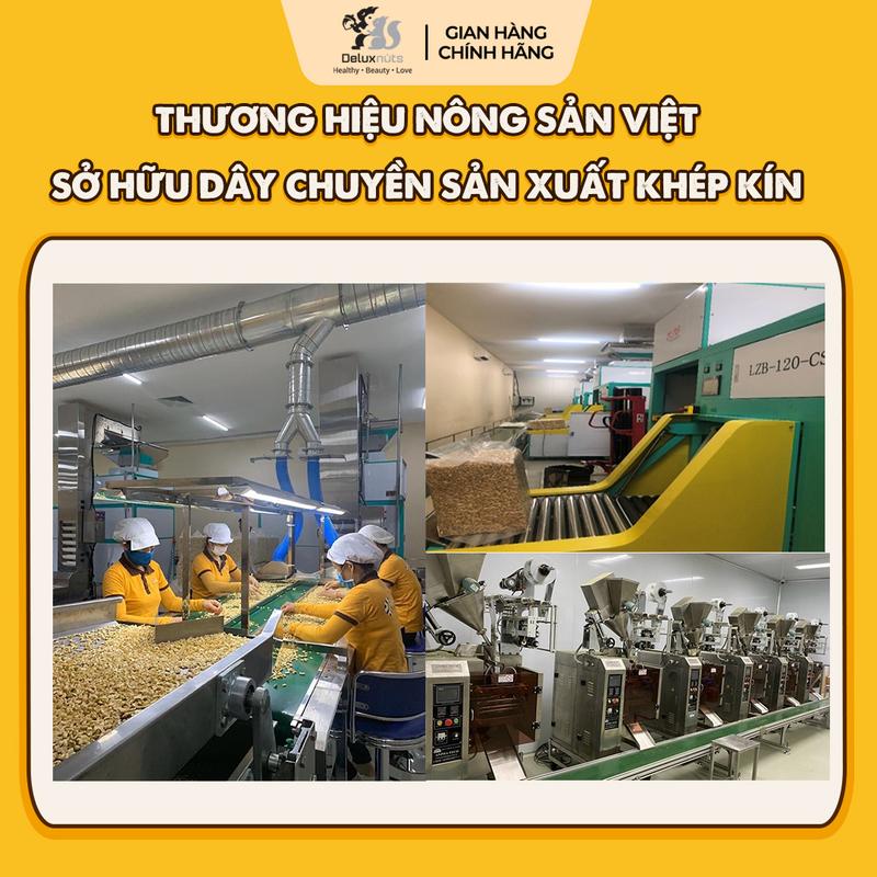 Gói Mixednuts 40g Deluxnuts |  Hạt Tổng Hợp Dinh Dưỡng Deluxnuts Snack Ăn Vặt (Gói 40g) 5