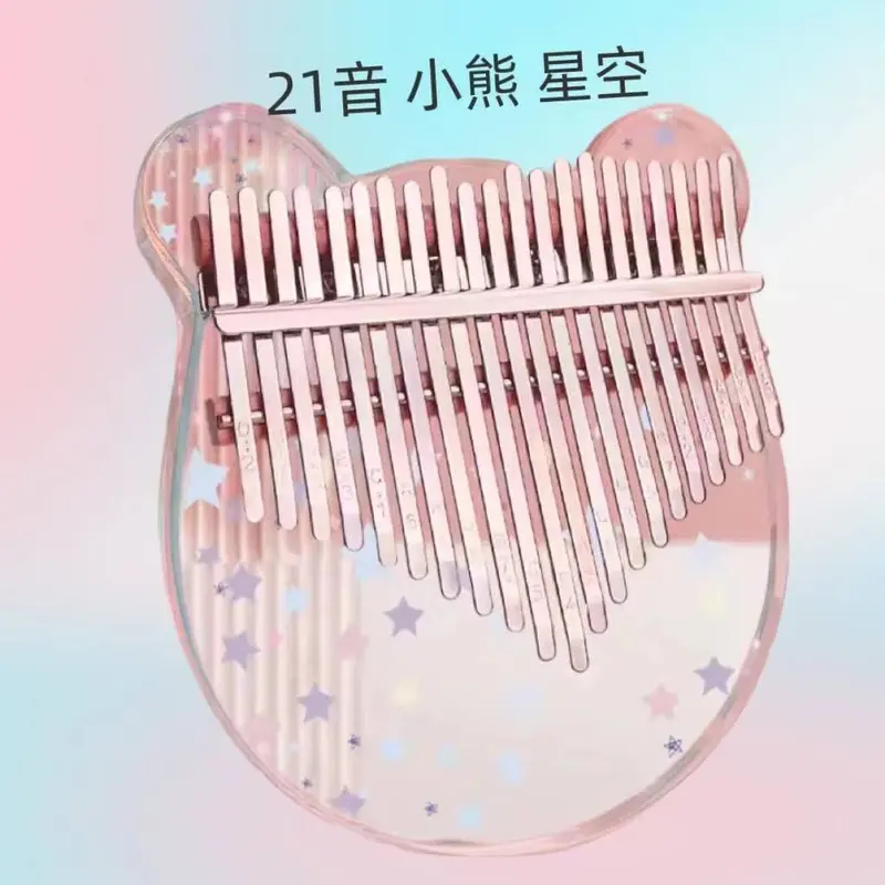 Kalimba, Đàn Piano Ngón Tay Cái, Đàn Piano Ngón Tay Trong Suốt Pha Lê, Thích Hợp Cho Người Mới Bắt Đầu, Nhạc Cụ Học Sinh, Quà Tặng Cho Bé Gái, 17 Tông Và 21 Tông Có Sẵn, Phát Hành Năm 2024 7