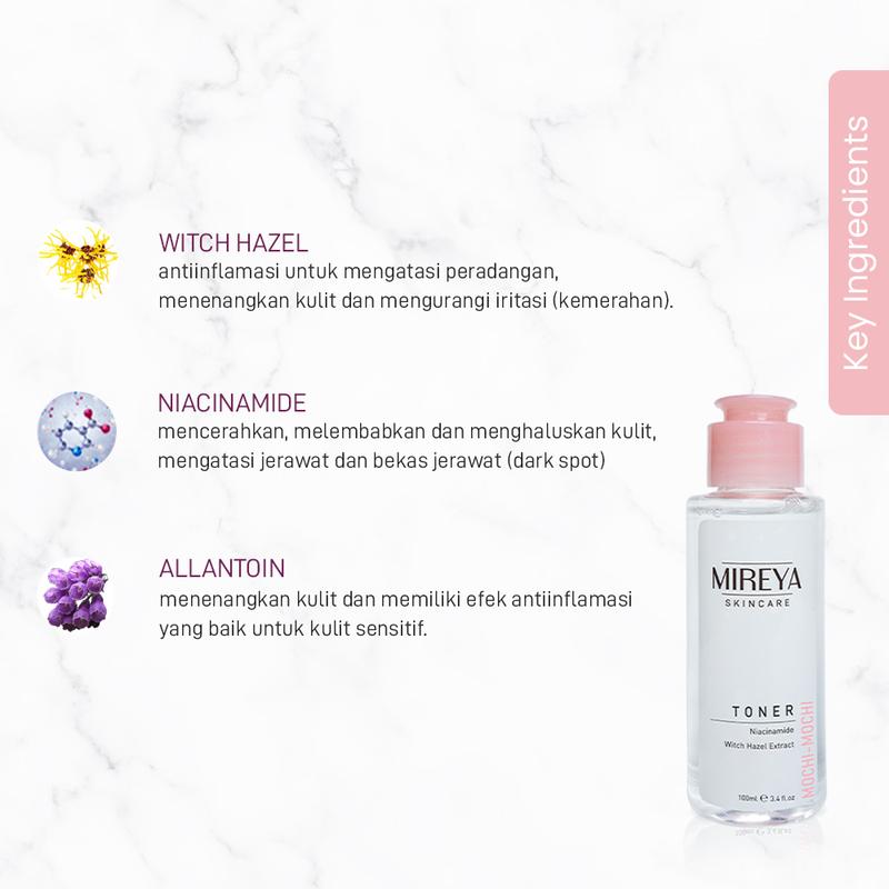 Product Introduction of Mireya Mochi Mochi Brightening Toner 100 ml 0